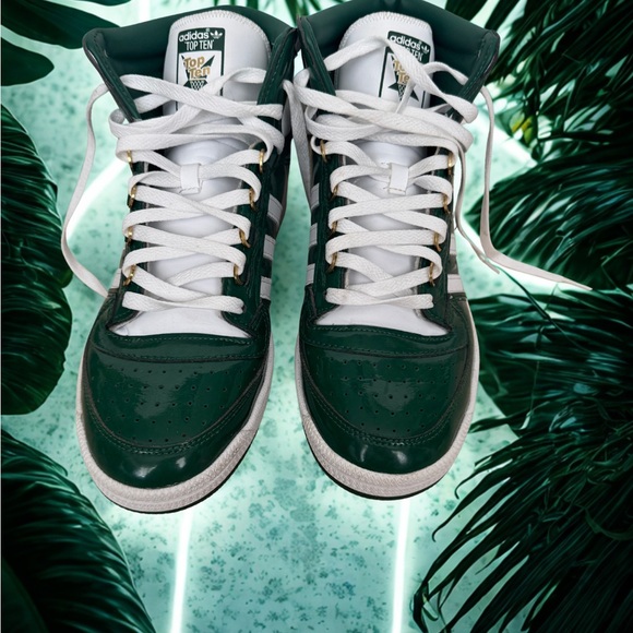 adidas Other - Adidas Men's Dark Green and White Sneakers